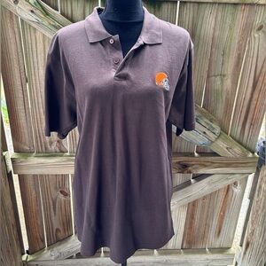 Cleveland Browns NFL Short Sleeve Cotton Polo by Reebok Size M